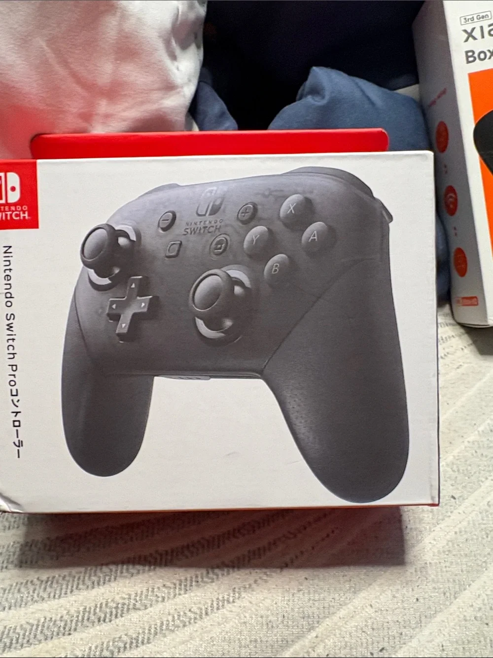 Nintendo Pro Controller - Black and Red Accents